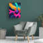 Art mural sur toile tendue - motif mural «Jungle Pattern 04» de Wumples pour le salon, la chambre à coucher ou le bureau - 18 x 24