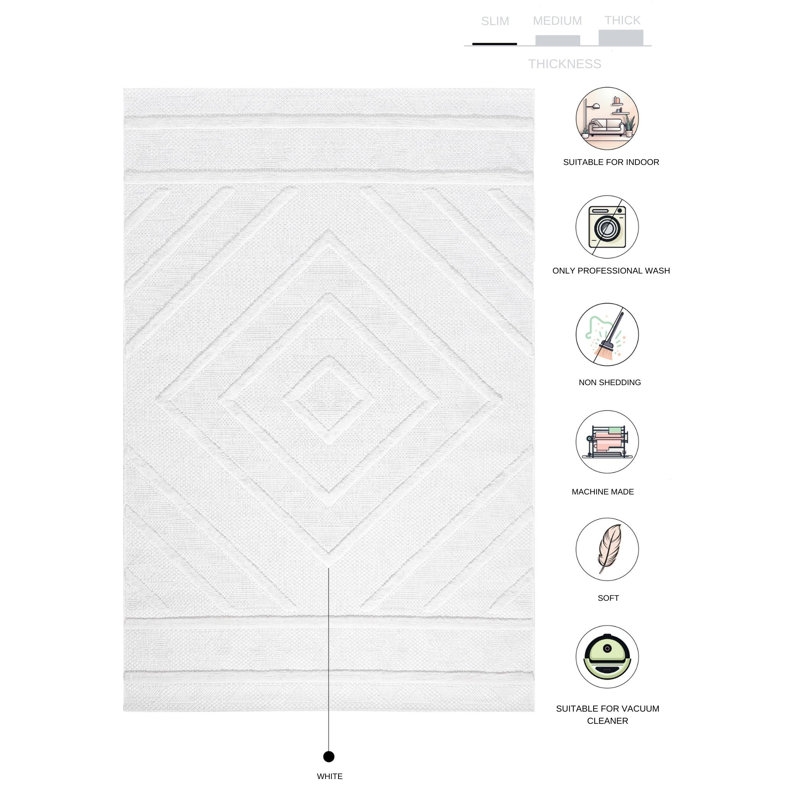 Tapis Stoiko, Rectangle 1 pi 8 po x 2 pi 8 po
