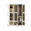 Organisateur de garde-robe pliable avec portes et crochets magnétiques Latitude Run® - 9 portes transparentes (2 crochets)