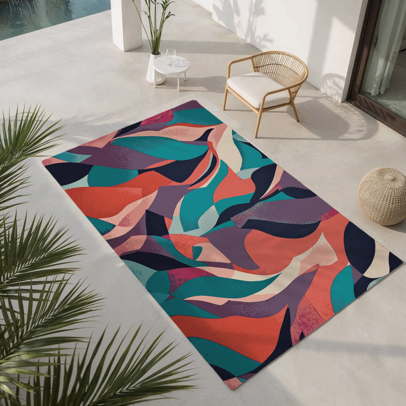 Tapis intérieur et extérieur Pixel Dream, Rectangle 1 pi 6 po x 2 pi 6 po