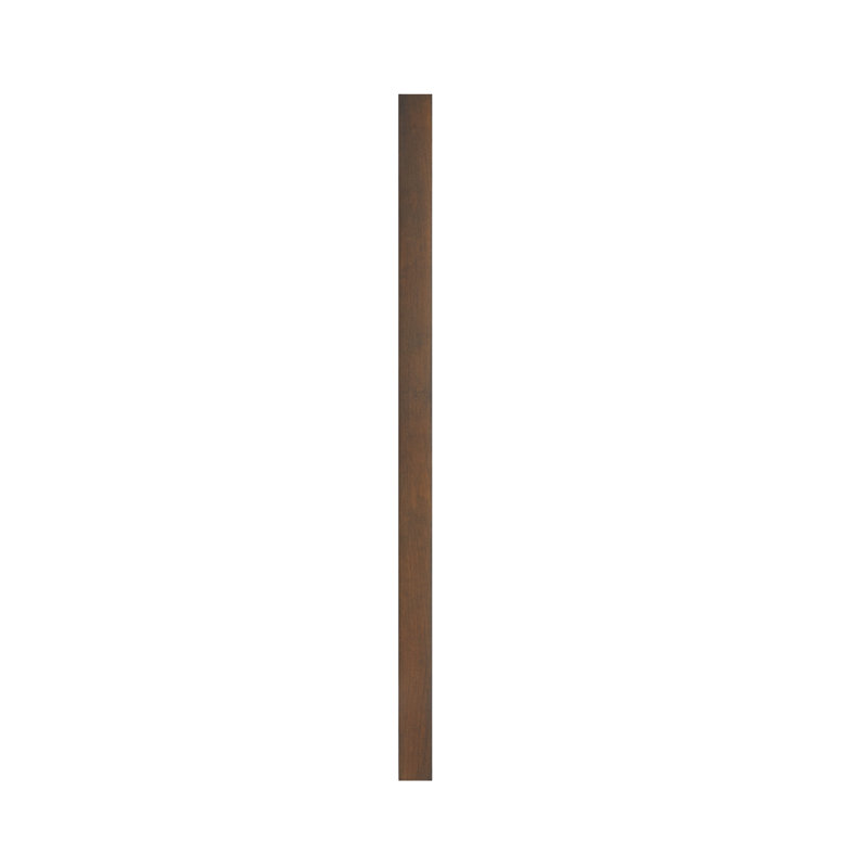Through Lines Flat Wall Mirror, 30" x 28", Brown