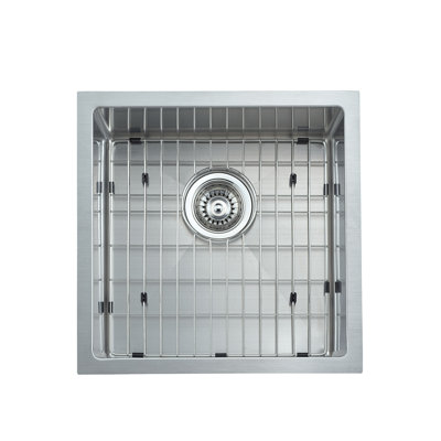 17" L x 17" W Undermount Bar Sink