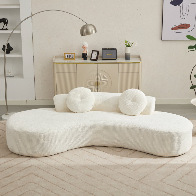 Canapé Boneless, Beige en double