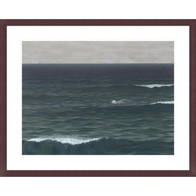Swimmer by Alex Colville -Framed Giclee Print
