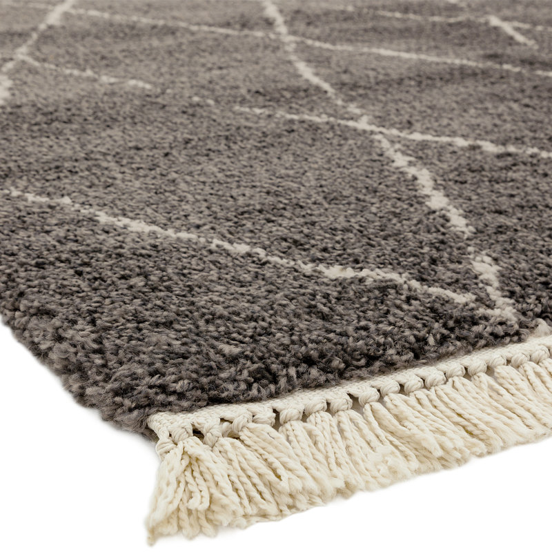 Pickerel Machine Woven Grey Indoor Rug, Rectangle 200 x 290cm