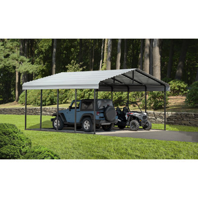Galvanized Steel Carport, 20X20X9