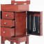 Armoire à bijoux avec armoire 3 tiroirs et miroir