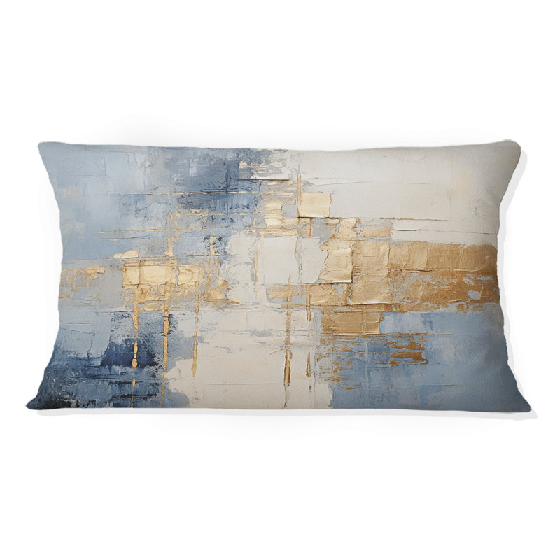 Coussin décoratif beige et doré minimalisme scandinave II