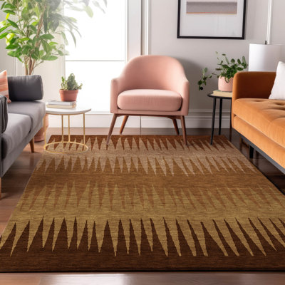 Premium Machine Washable Prisco Paprika Rug