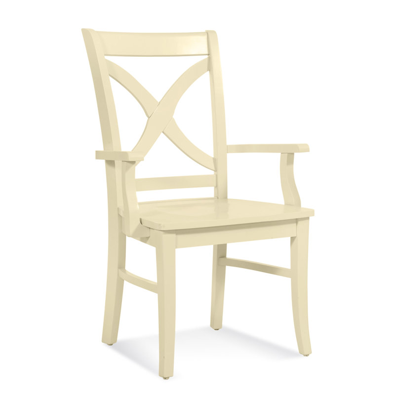 Hues 18'' H Solid Wood Armchair, Stone Hearth