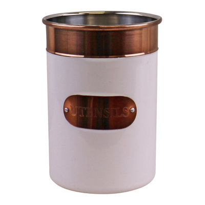 Stainless Steel Round Utensil Crock