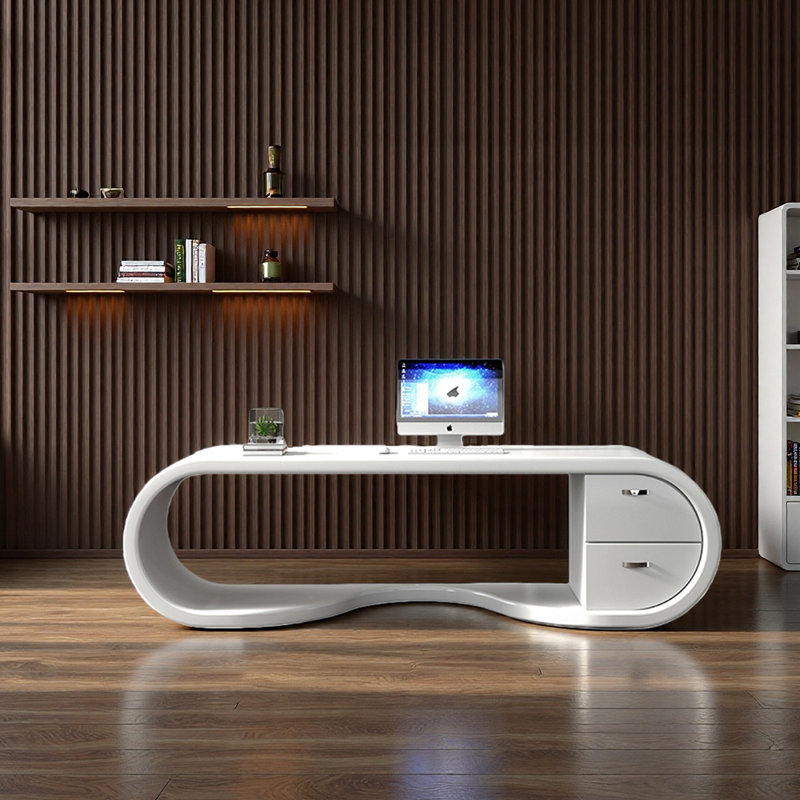 Marckese Computer Desk, 29.53" H x 94.49" W x 35.43" D