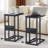 C End Table With USB And Built-In Outlets-641368186