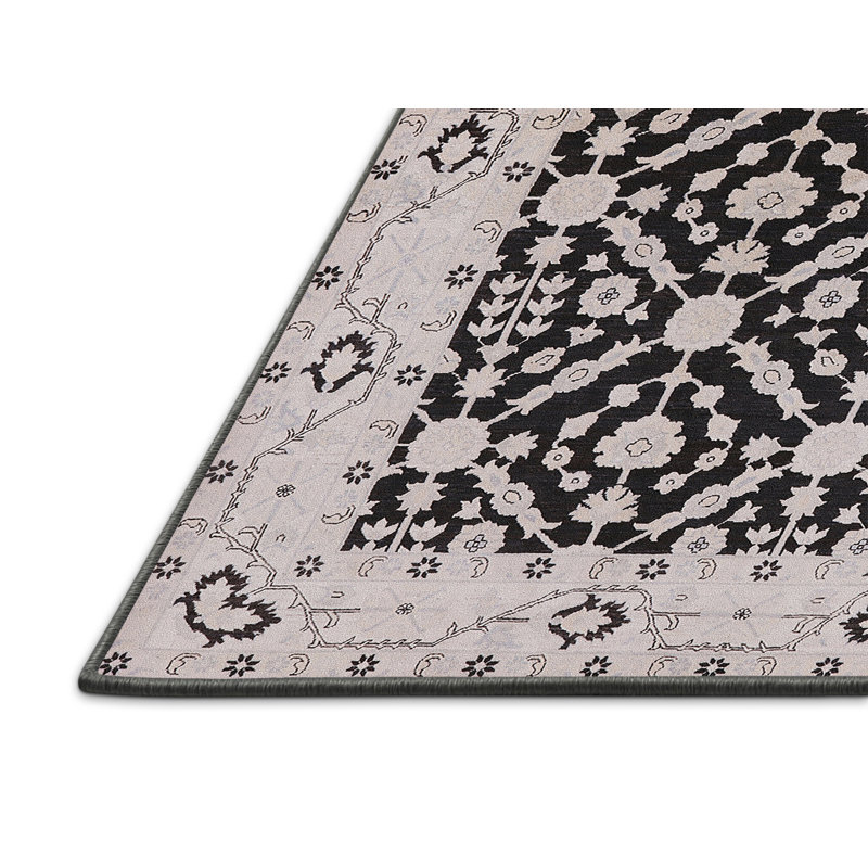Tapis brun / beige Micco, Rectangle de 7 pi x 9 pi