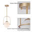 Agha - Light Gold Pendant