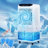 3-in-1 Portable Evaporative Air Cooler,3000cfm With 10 Gallon Water Tank,foldable Design,12h Timer And Remote Control,white-123794003