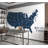 Premium Wallpaper Wall Mural - USA Map-1506277684