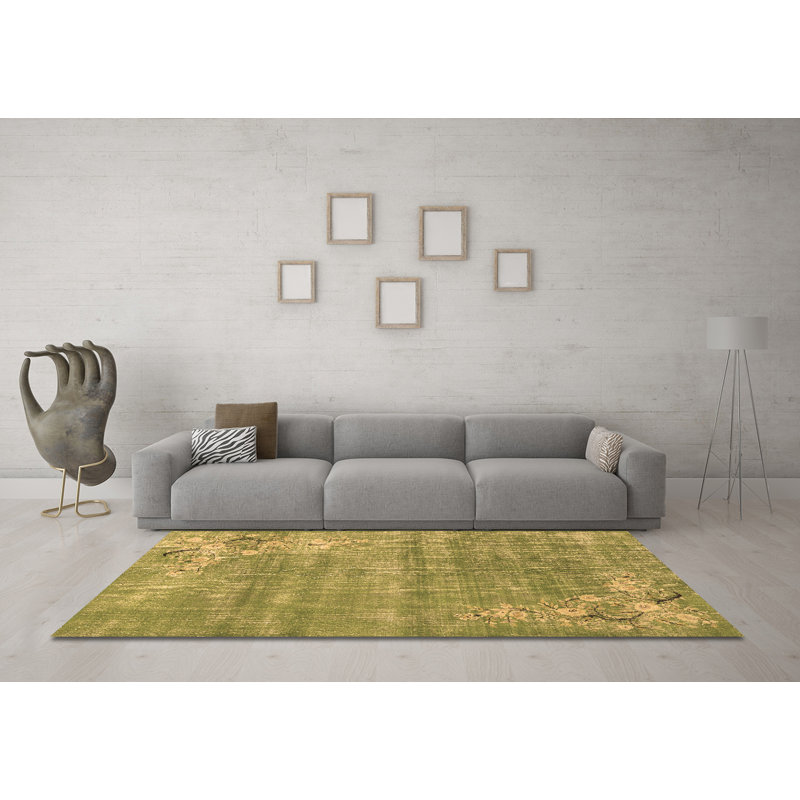 Tapis brun traditionnel Traditional 3821, Carré 3 pi
