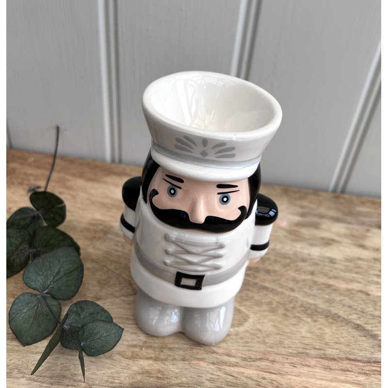 Ceramic Tabletop Wax Warmer, White