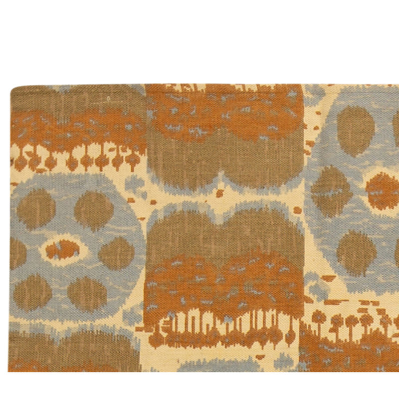 Flatweave Wool Ikat Indoor Rug