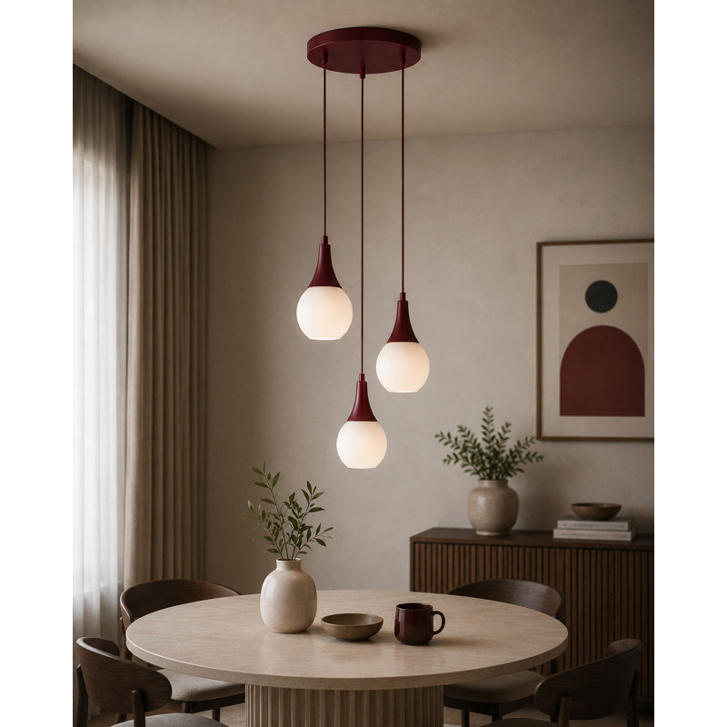 - Light Burgundy Pendant, 32, 3