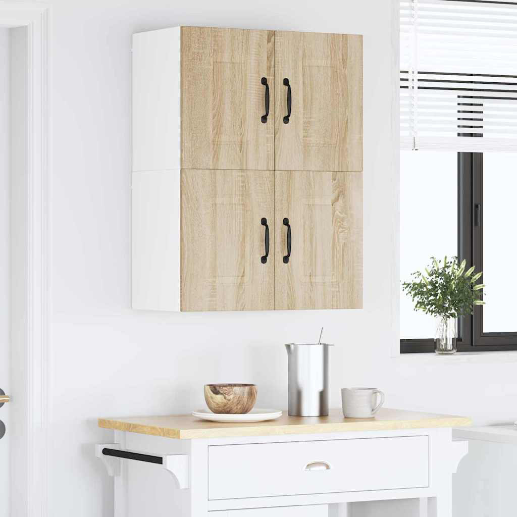 Vidaxl Kitchen Wall Cabinet With Shelf Grey Sonoma 80 X 31 X 40 Cm