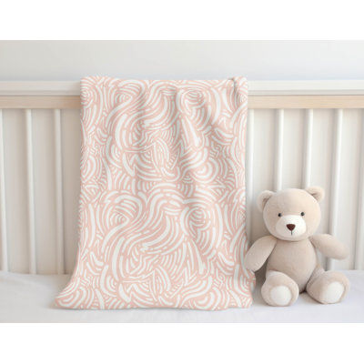 Cozy Swirl Velveteen Fleece Blanket