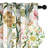 Floral Patterned Curtains Mid Century Botanical Drapes,Room Darkening Curtain,Rod Pocket Back Tab Floral Drapes,Set of 2-1078439875-1078439878