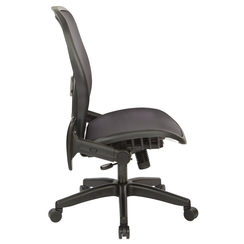 Black Mesh Executive Office Chair with Adjustable Arms
