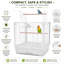Veranda Compact Top-Opening Bird Cage for Budgies, Canaries & Finches |