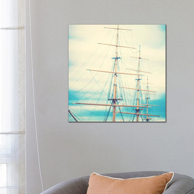 Masts by Caroline Mint - Print on Canvas