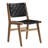 Saoirse Faux Leather Wood Dining Side Chair-99160821-99160822