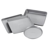 Farberware Bakeware Nonstick Toaster Oven Pan Set, 4 Piece