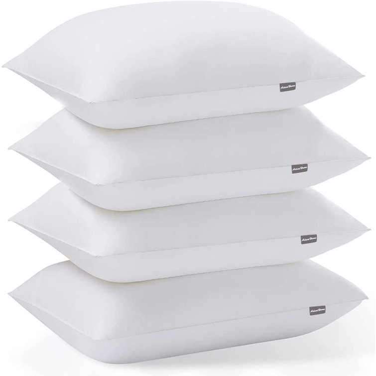 Polyester Medium Support Pillow (Set of 4)