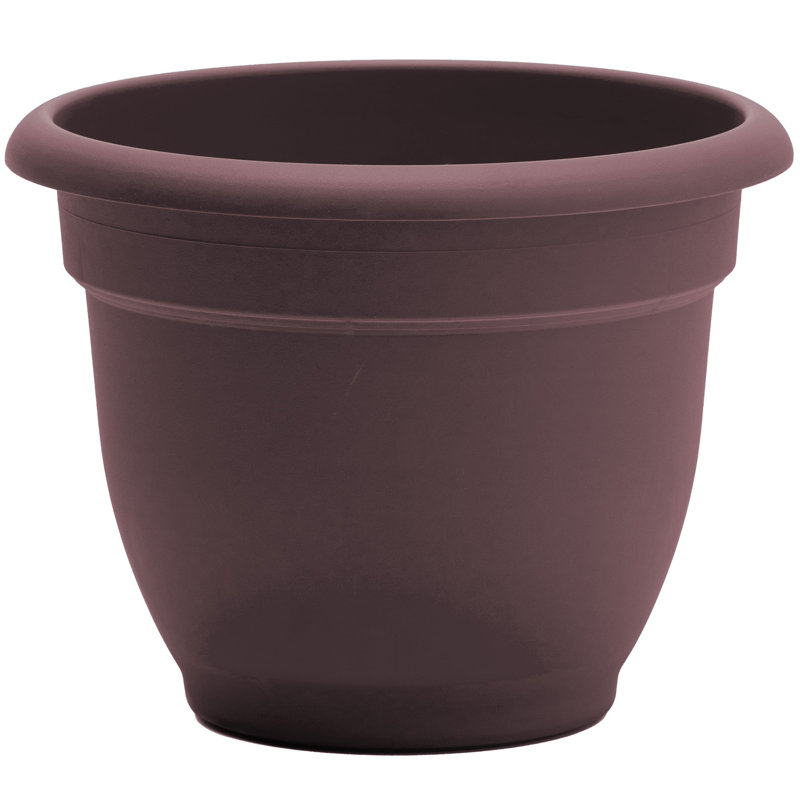 Pot à fleurs intérieur / extérieur Traditional, H 10,25 po x l 13 po x P 13 po, Merlot