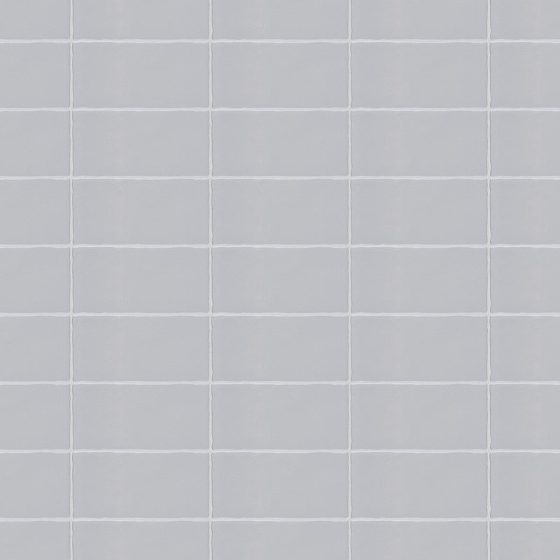 Antic Craquelle 3" x 6" Ceramic Concrete Look Subway Wall Tile, Gris Oscuro