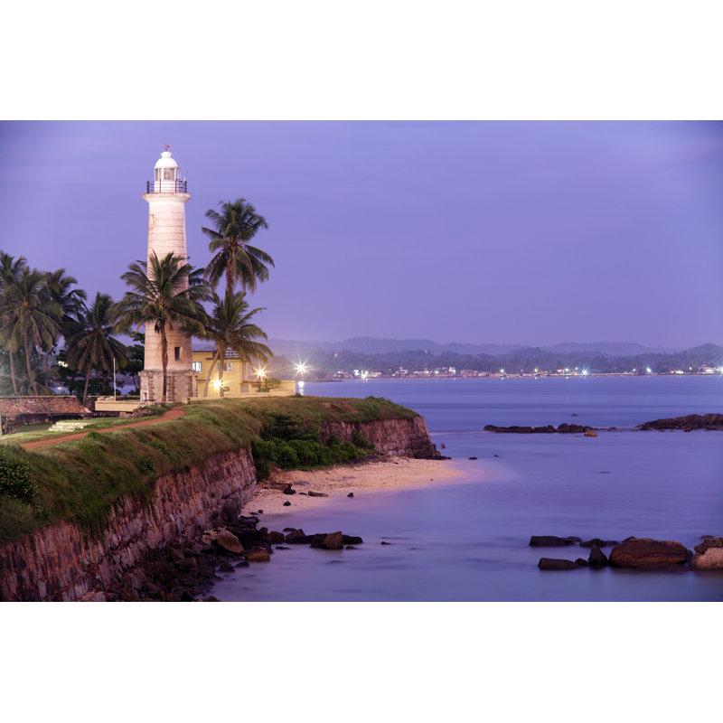 Galle Fort Lighthouse by Laughingmango - Wrapped Canvas Print, 20cm H x 30cm W x 3.8cm D
