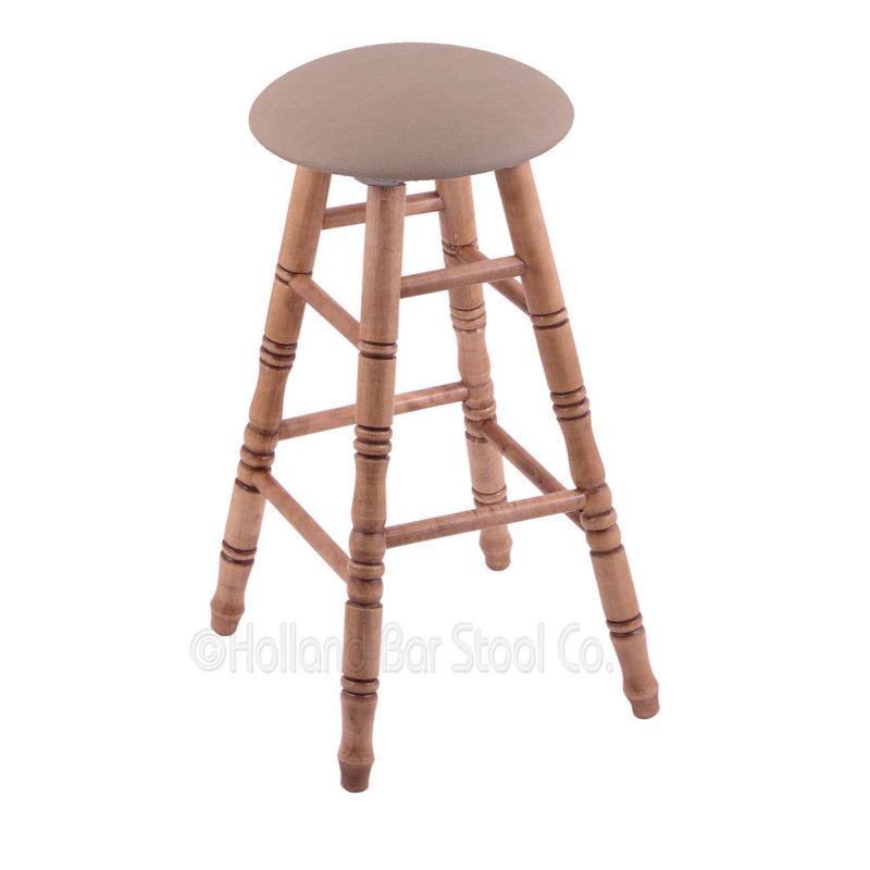 Tabouret de bar 36 po pivotante upholsetered, Chêne cerisier foncé, Rein Thatch