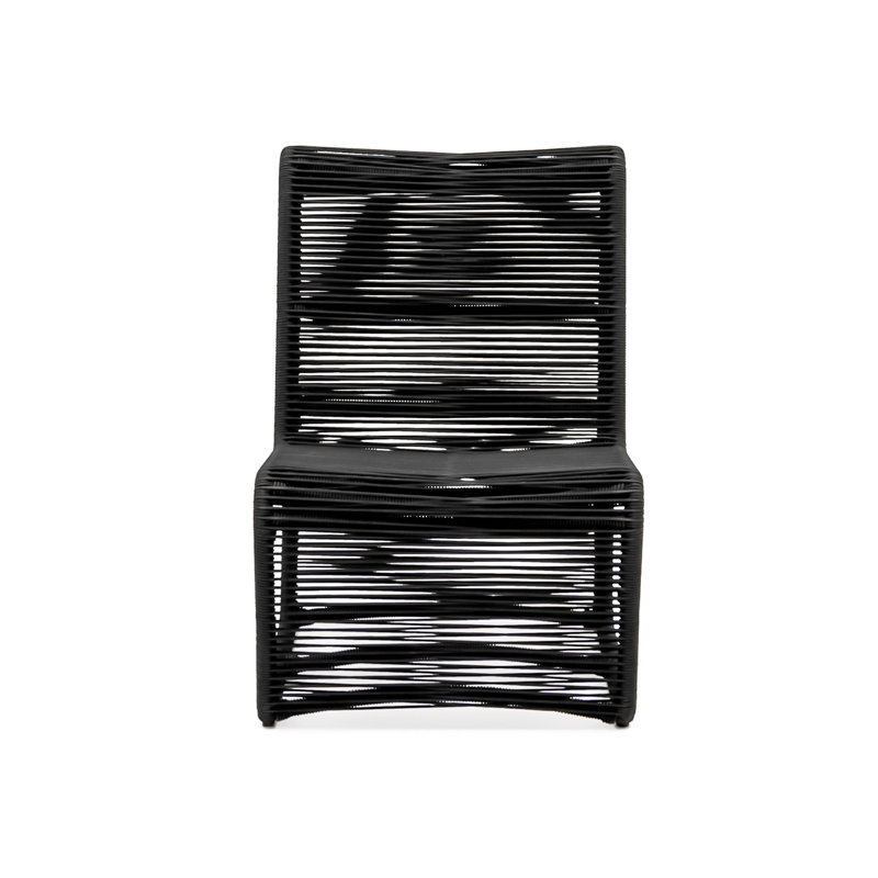 Campo Outdoor Lounge Chair, Black