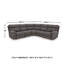 Matsuda 5-Piece Power Reclining Sectional-111134757