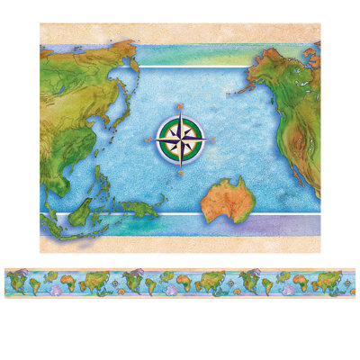 Edupress Border World Continent