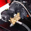 Laveuse à pression à eau chaude, moteur à essence mobile commercial 4 GPM, 4000 PSI, démarrage électrique