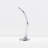 Set Of 2 Polished Chrome LED Arc Table Lamps