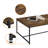 Lennox 3 Piece Brown Coffee And End Table Set-433449832-433449834