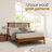 Kristoffer Solid Wood Bed Frame with Headboard-91742409-91742410