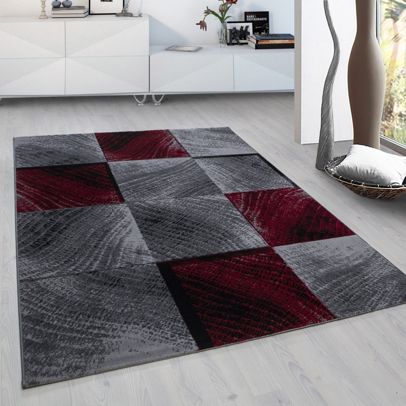 Tapis en polypropylène tissé à la machine Druzella, Rectangle 5 pi 3 po x 7 pi 7 po