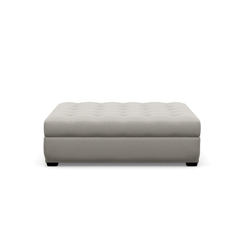Baxter Square Ottoman, Java, Grande 120912