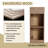 36" Bathroom Side Cabinet,Soft Close Doors,Float Mounting Design,(Kd-Packing)
