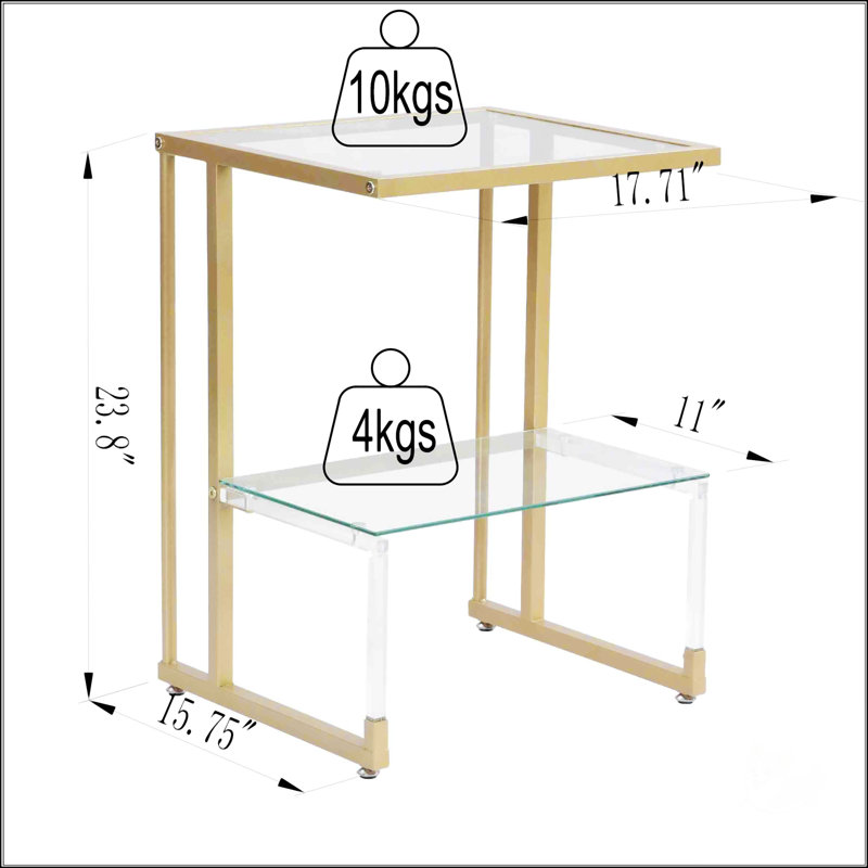 Golden Side Table