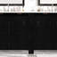 72" Bathroom Vanity Set With Double Vanities (Separate), Double Ceramic Sinks, Soft-Close Doors & Adjustable Shelf – Retro Espresso Storage Cabinet For Stylish Bathroom Organization
